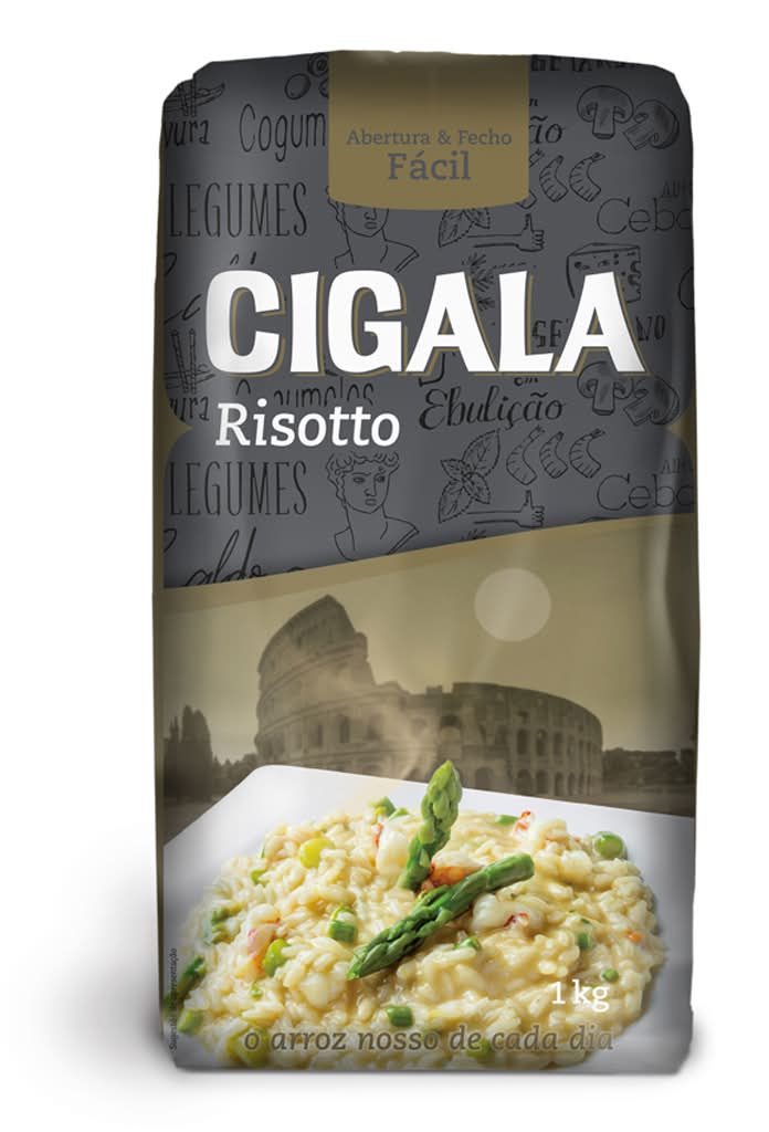 Cigala - Arroz cigala risotto, embalagem de 1 kg