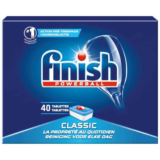 Finish powerball classic tablettes lave vaisselle x40 760 g