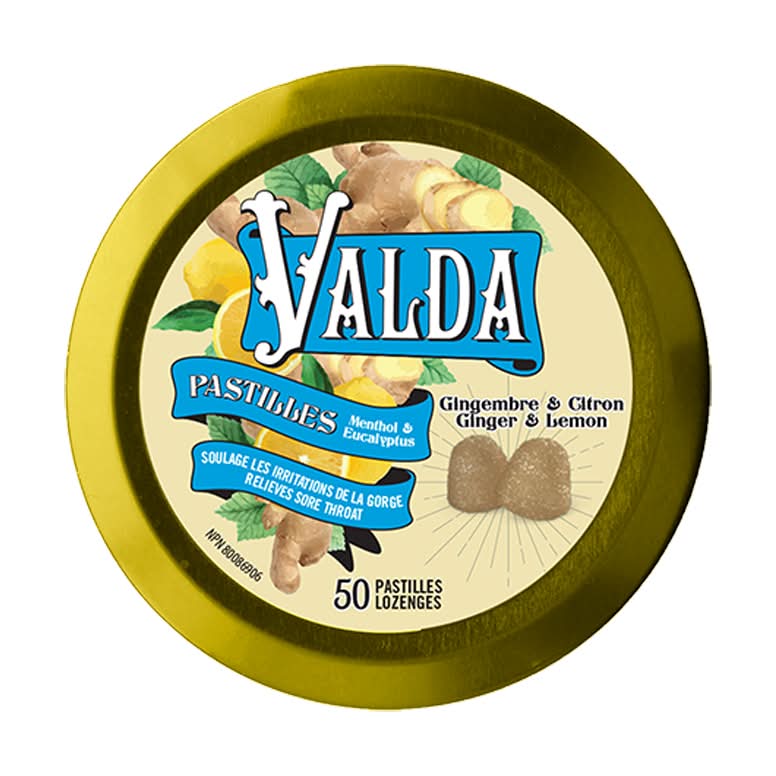 Valda pastilles (gingembre - citron)