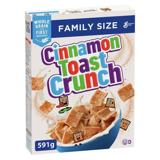 Cinnamon toast crunch croque cannellemc céréales format familial (591 g) - cinnamon cereal (591 g)