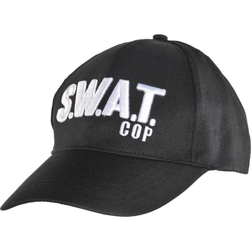 Party City Swat Hat, Black