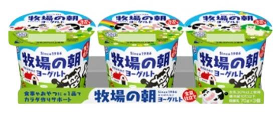 13_雪印　牧場の朝ヨーグルト生乳仕立て（70g×3）