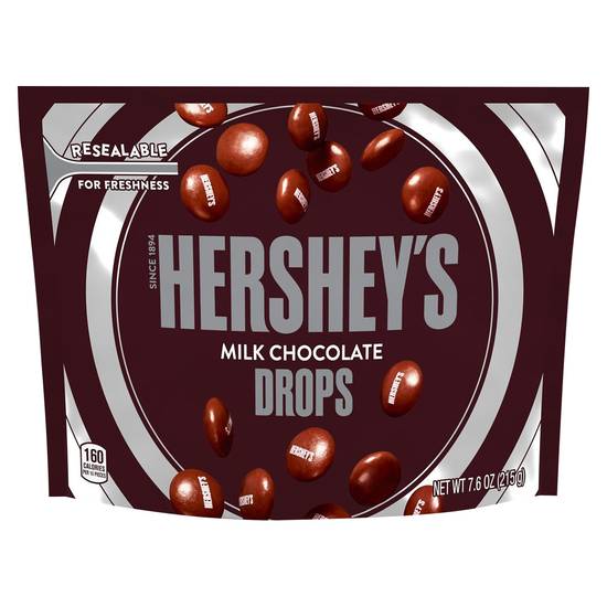 Hershey's Drops Milk Chocolate Snacks (7.6 oz)