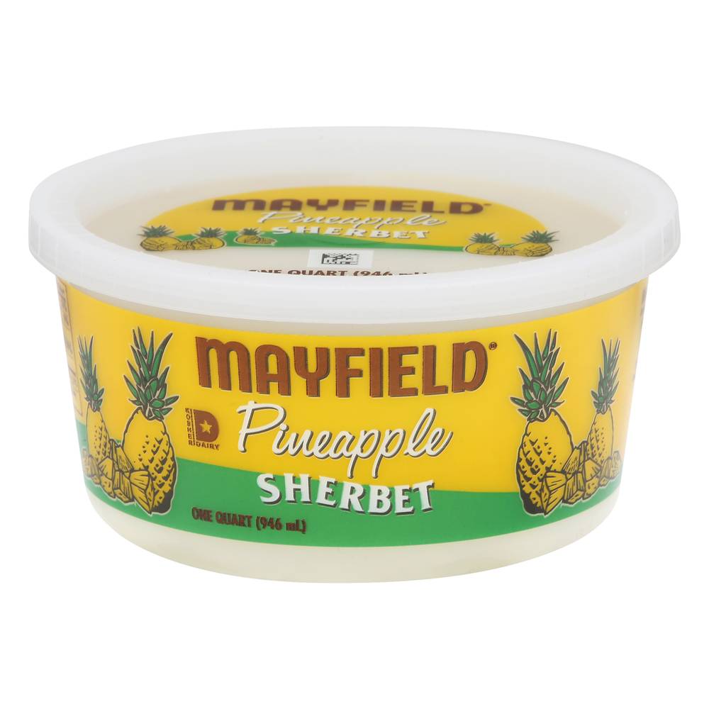 Mayfield Creamery Sherbet (pineapple)