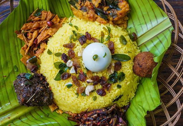 Yellow Rice Kaha Bath Recipe