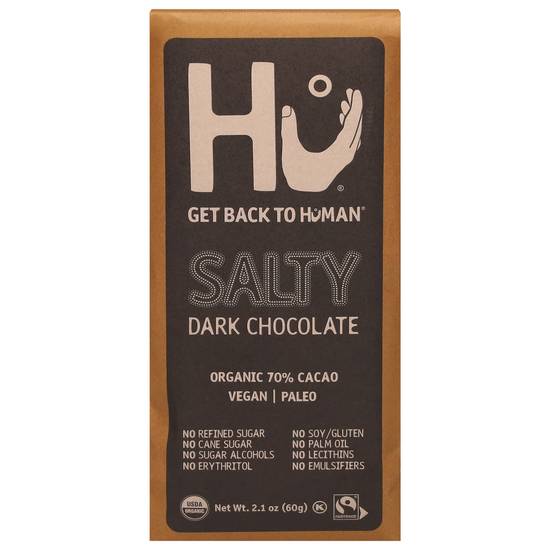 Hu Organic 70% Cacao Salty Dark Chocolate
