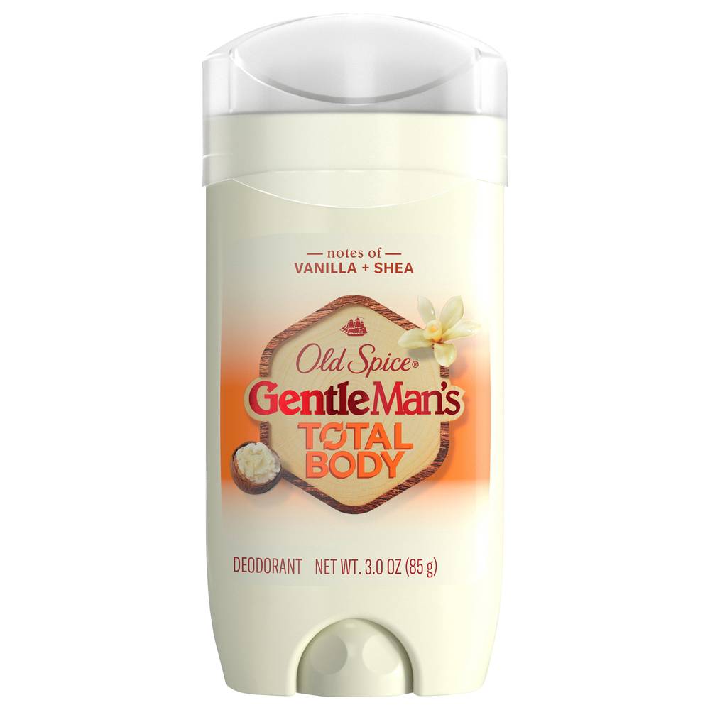 Old Spice Gentle Mans Vanilla + Shea Deodorant (3 oz)