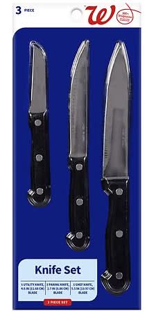 Complete Home Cooking Knife Set 3pc