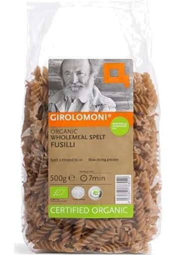 Girolomoni Organic Wholemeal Spelt Fusilli (500g)