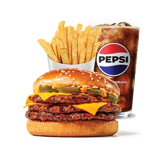 King Value Triple Chilli Cheeseburger Meal