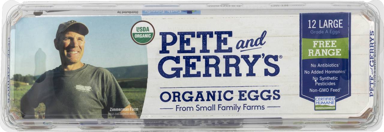 Pete and Gerry's Organic Grade a Large Eggs (12 ct)
