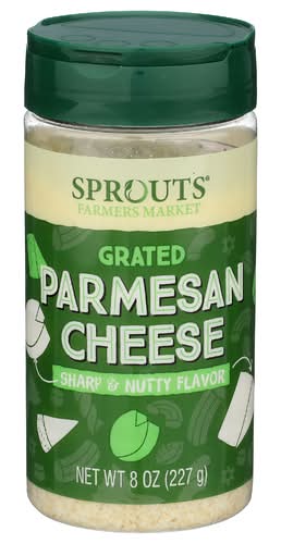 Sprouts Farmers Market Grated Parmesan Cheese