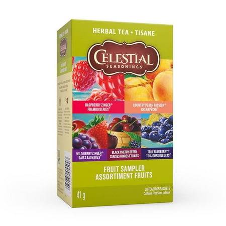 Celestial Seasonings Fruit Sampler Herbal Tea Bags (20 units)