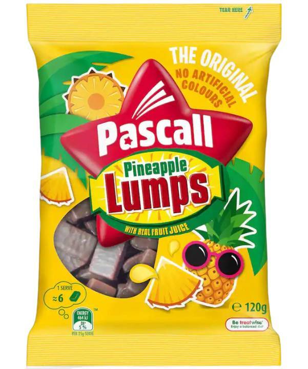 Pascall Pineapple Lumps 120g