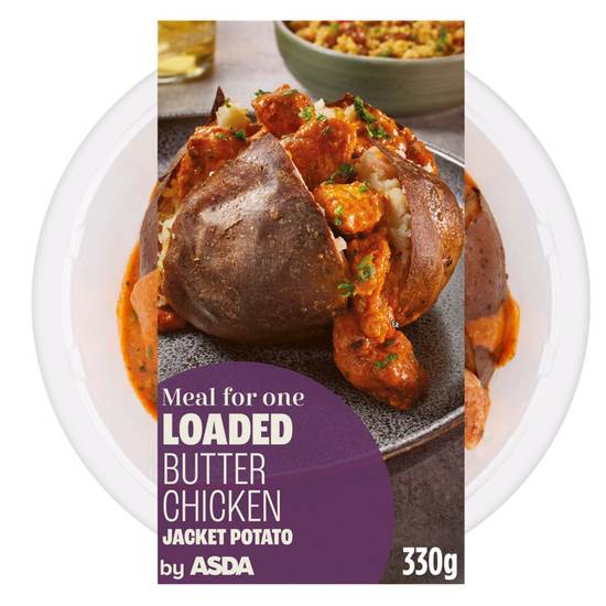 Asda Meal for One Loaded Butter Chicken Jacket Potato 330g