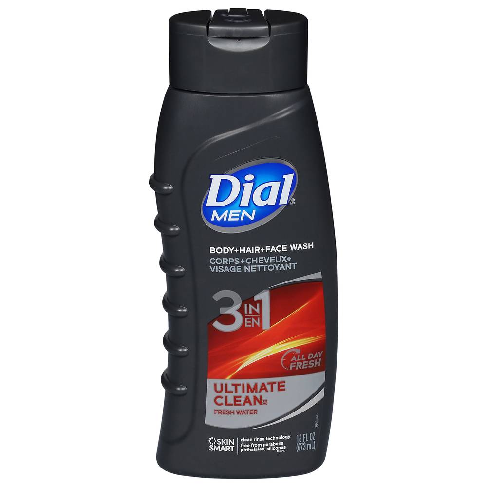 Dial Men Ultimate Clean Hair + Body Wash (16 fl oz)