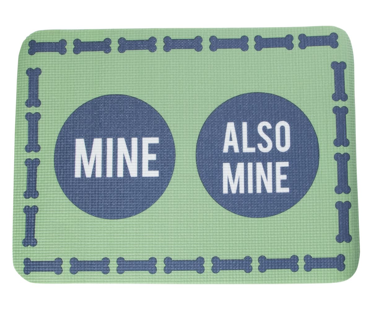 Pet Placemat 20.5in x 15in Green