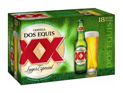 DOSEQUIS LAGER, 18PACK-12OZ BOTTLE (4.20% ABV)