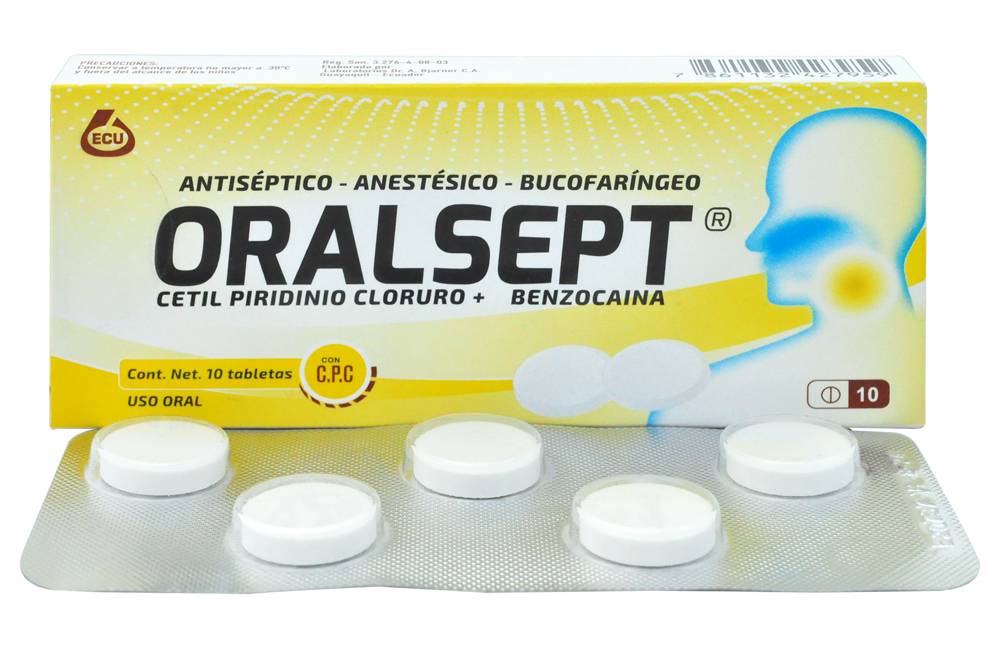 ORALSEPT TAB 2/6MG CAJA*10