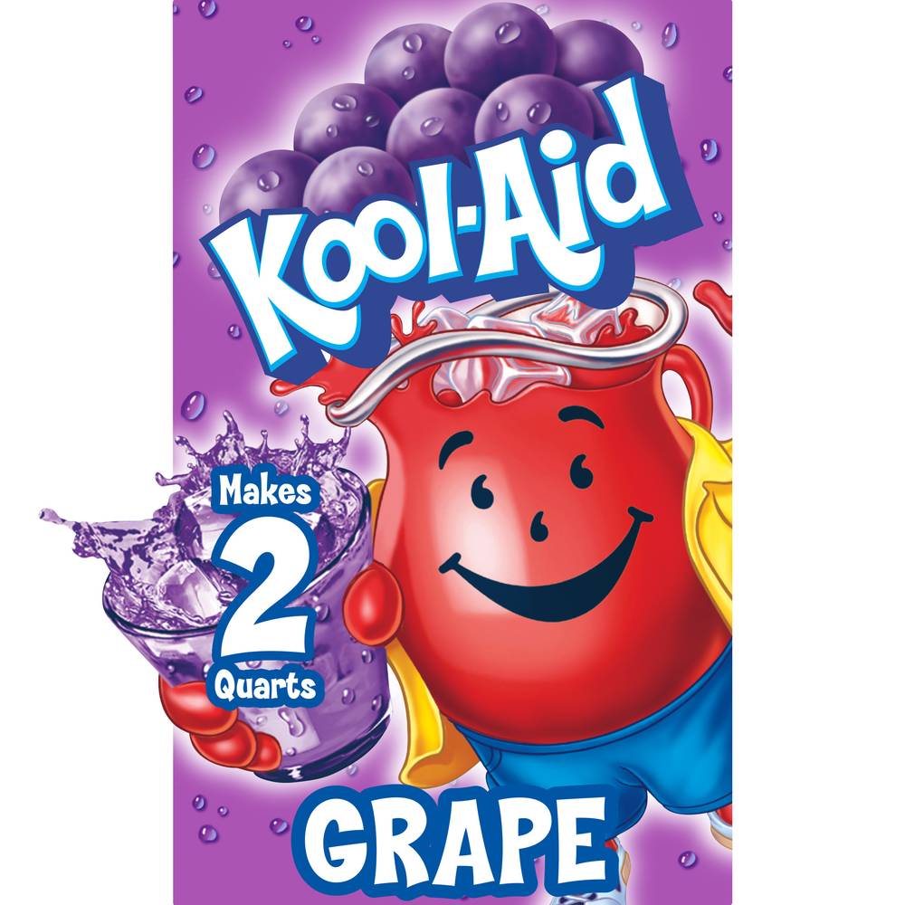 Kool-Aid Grape Artificially Flavor Unsweetened Drink Mix (0.14 oz)