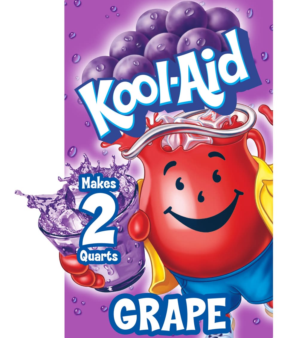 Kool-Aid Grape Artificially Flavor Unsweetened Drink Mix (0.14 oz)
