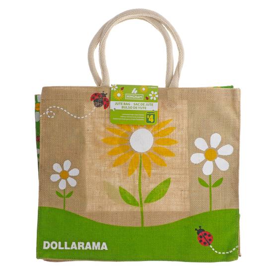 Hingham Chill Jute Reusable Shopping Bag (37.5X42.5X21 CM)