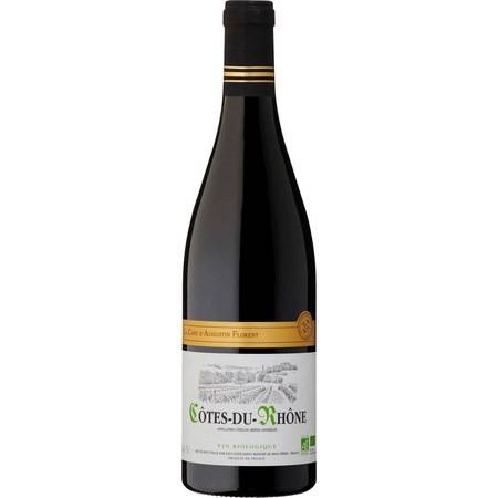 Bio - FID - Vin rouge bio AOC Côtes du Rhône LA CAVE D'AUGUSTIN FLORENT - la bouteille de 75cL