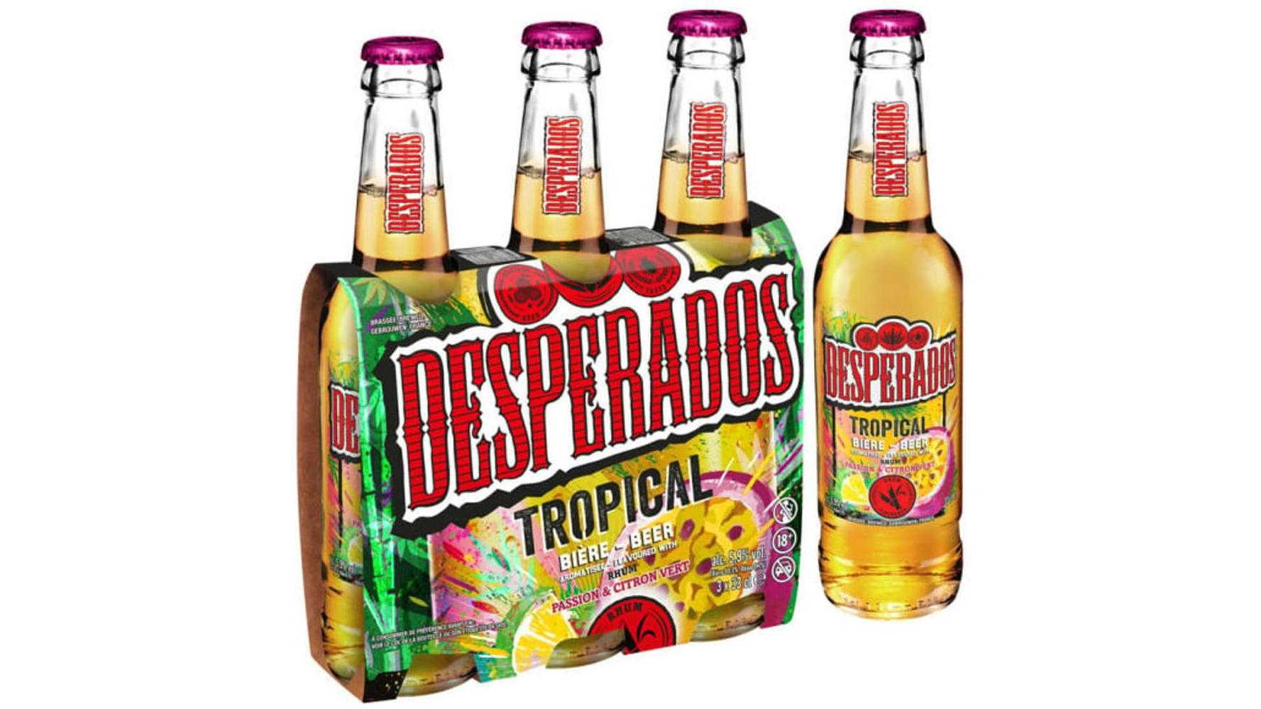 Desperados - Bière aromatisée (3 pack, 330 ml)