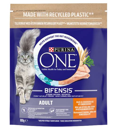 Purina Chicken, One Adult Cat Dry Food (800g)