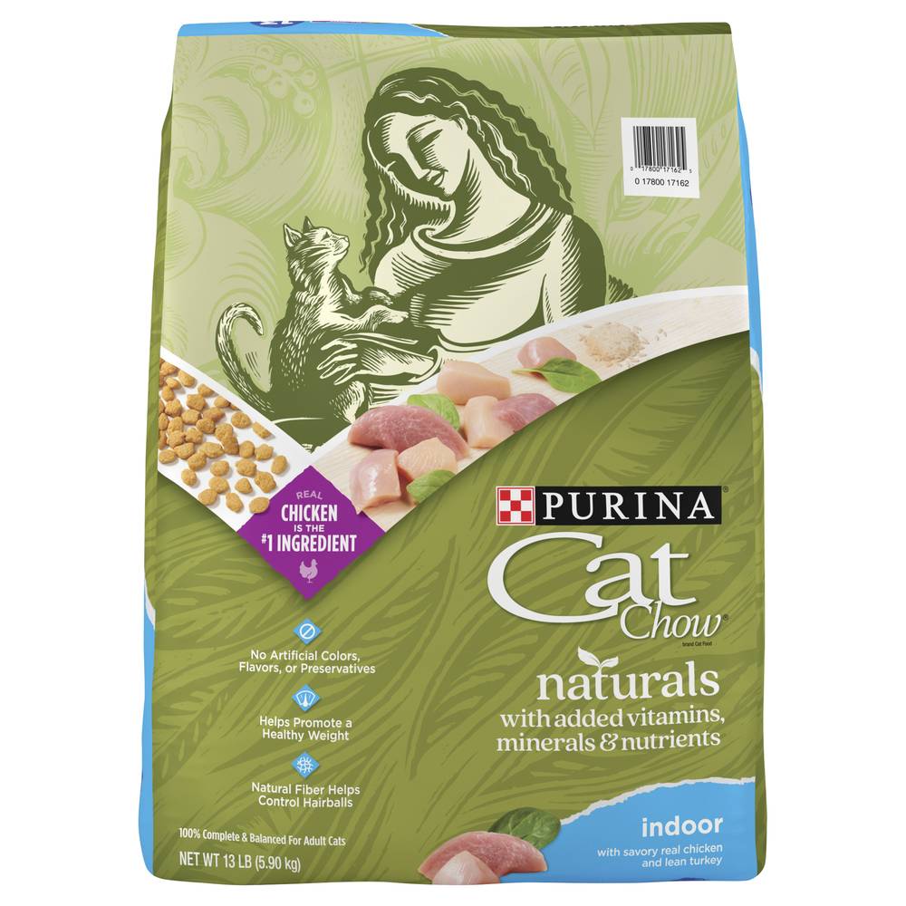 Cat Chow Purina Naturals Indoor Cat Food (13 lbs)