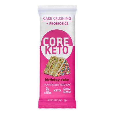 Core Keto Bar Birthday Cake - 1.41 Oz