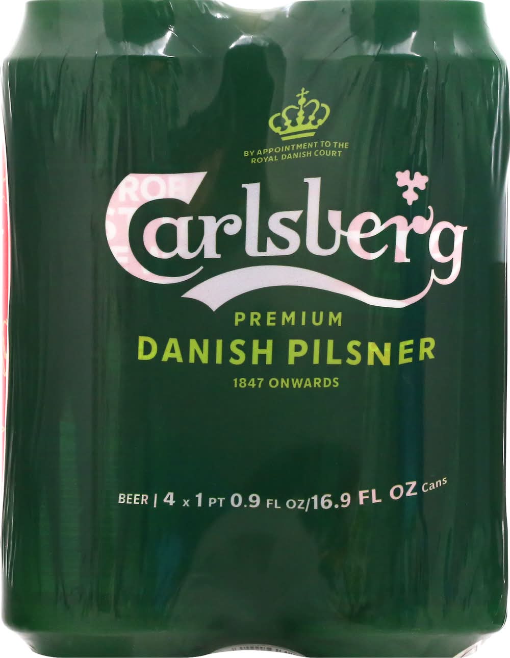 Carlsberg Premium Danish Pilsner Beer (4 x 16.9 fl oz)