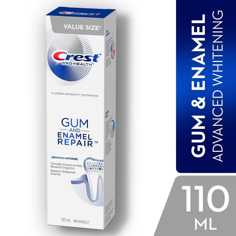 CREST Gum & Enamel Repair Toothpaste Advanced Whitening (110 ml)