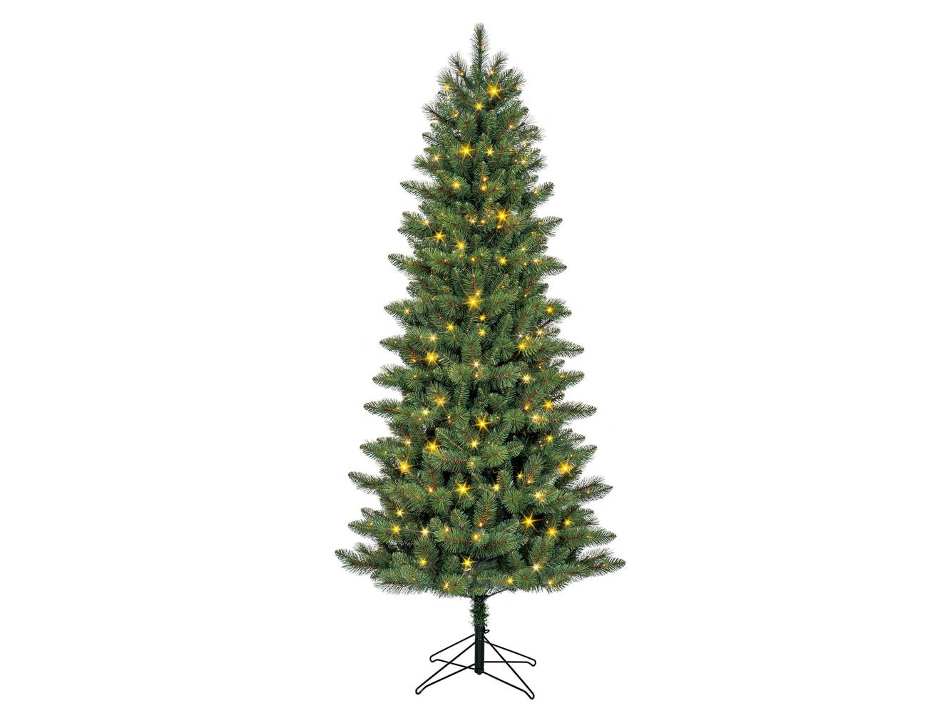 General Electric Woodbury Pine Pre-Lit Led Artificial Christmas Tree, 7 ft