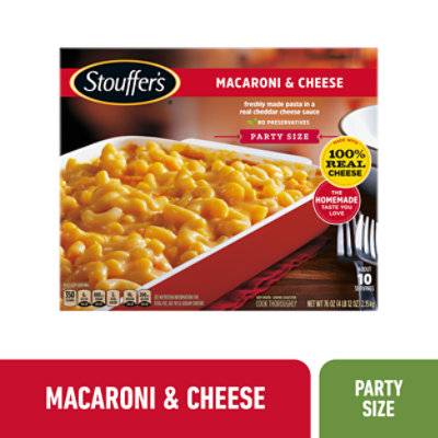 Stouffer'S Macaroni And Cheese Party Size Frozen Meal - 76 Oz