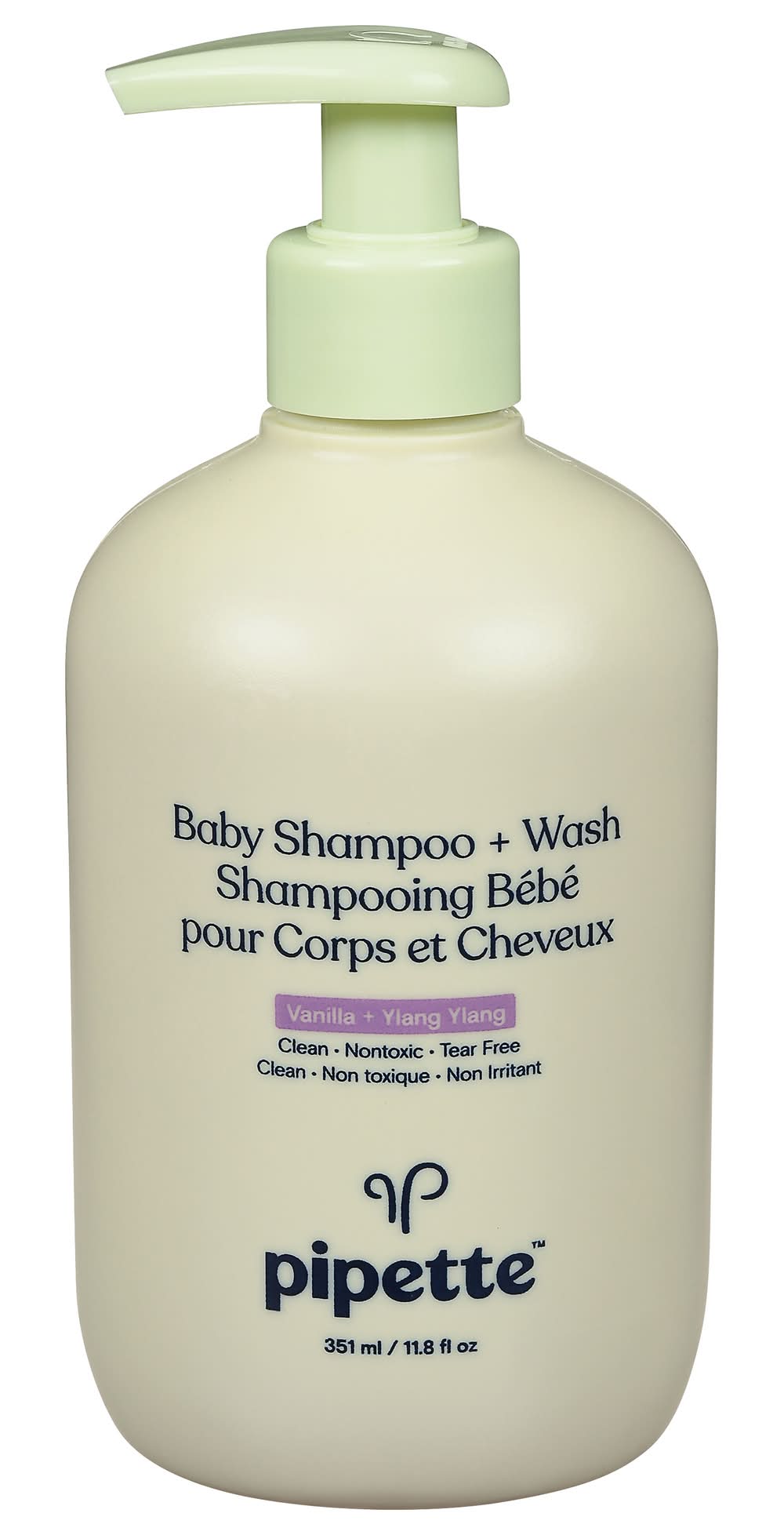 Pipette Vanilla + Ylang Ylang Baby Shampoo + Wash (11.8 fl oz)