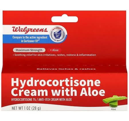 Walgreens Hydrocortisone Anti-Itch Cream With Aloe (1 oz)