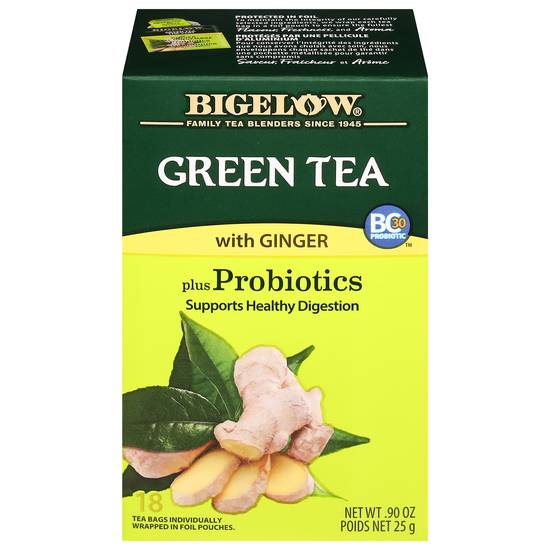 Bigelow Green Tea Bags (18 ct ,0.9 oz) (ginger)
