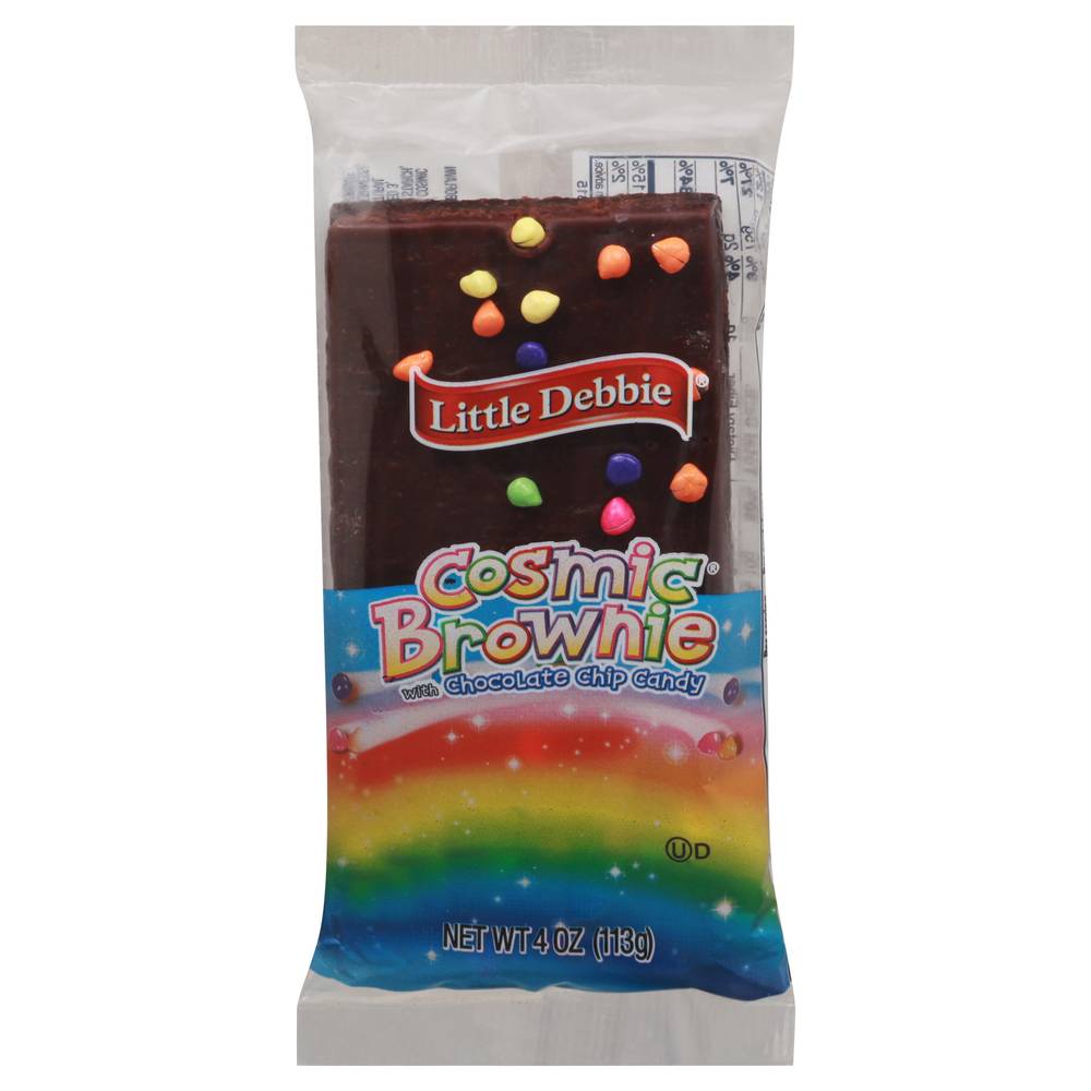 Little Debbie Cosmic Brownie With Chocolate Chip Candy (4 oz)