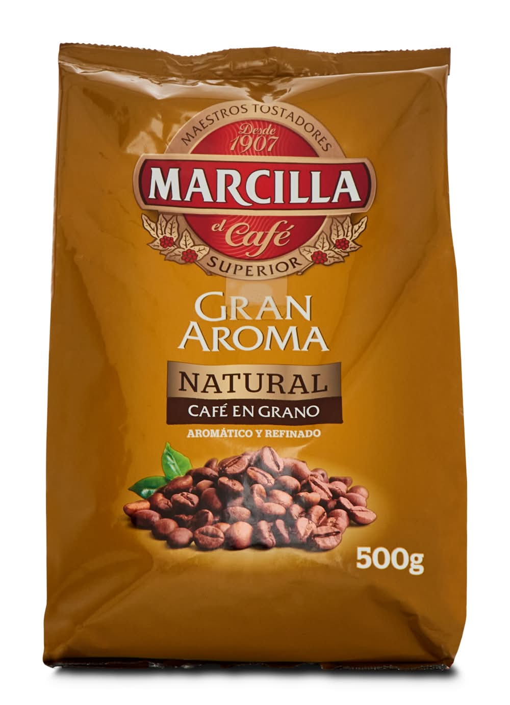 Café En Grano Natural Marcilla Bolsa 500 G
