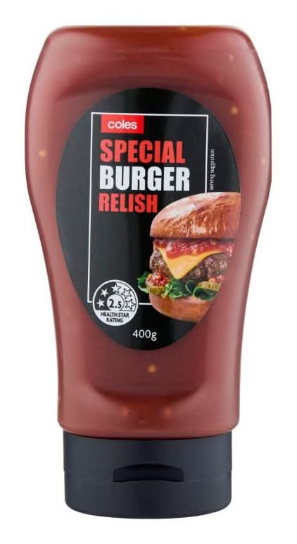 Coles Special Burger Relish (400g)