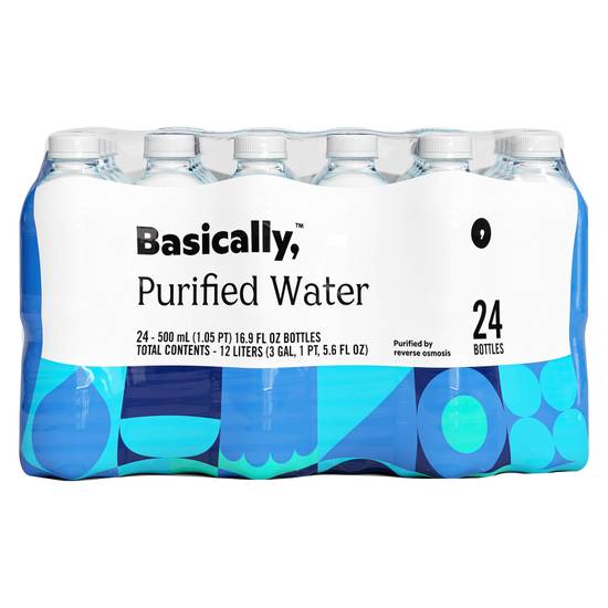 Basically, 24ct 16.9oz Btls Purified Water