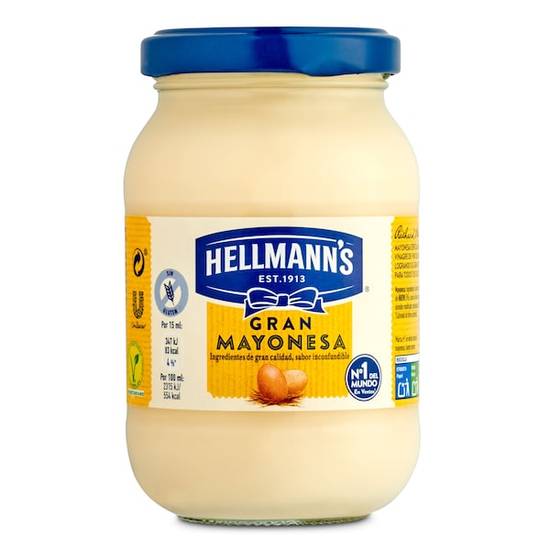 gan mayonesa Hellmanns frasco 225 ml
