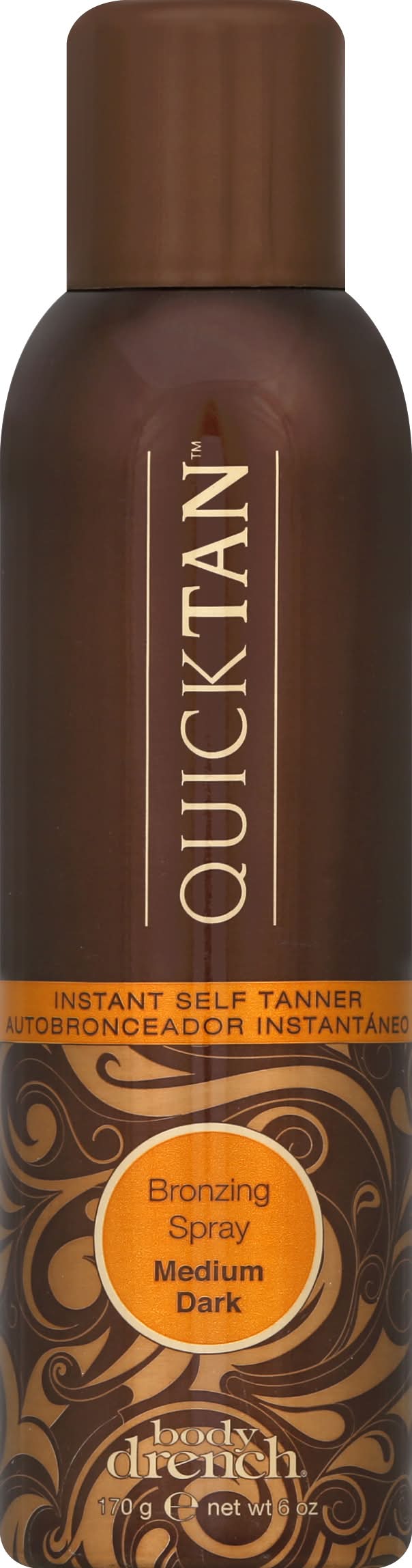 Body Drench Quick Tan Instant Self Tanner Bronzing Spray (6 oz)