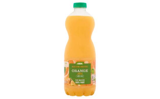 ASDA Orange Juice with bits 1 Litre