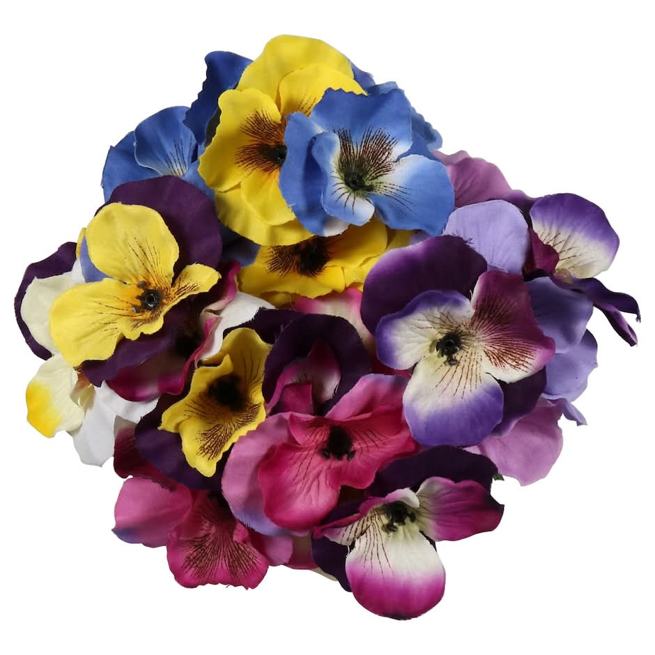 Floral Garden 7-Stem Pansy Bushes, 1 ct. Assorted