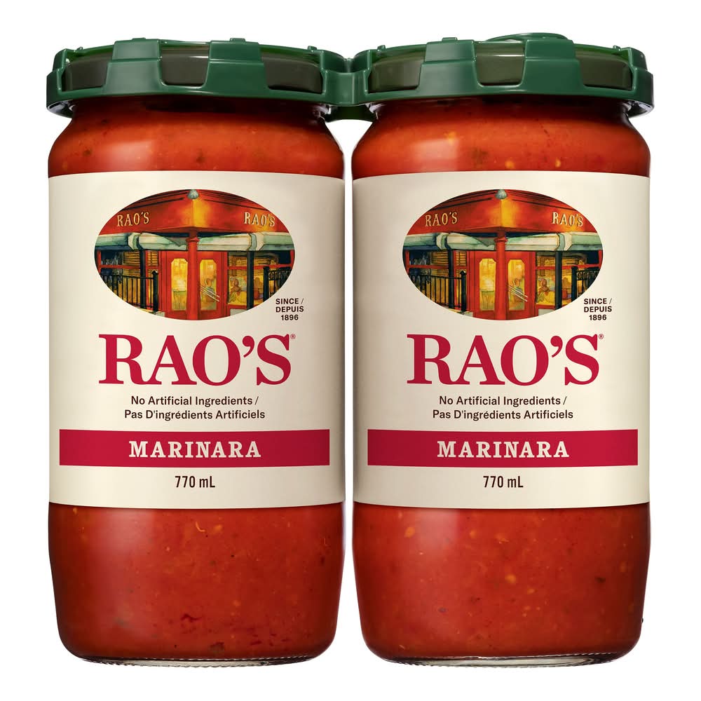 Rao’S Sauce Marinara, 2 X 770 Ml / Rao's Homemade Marinara Sauce (2 x 770 g)