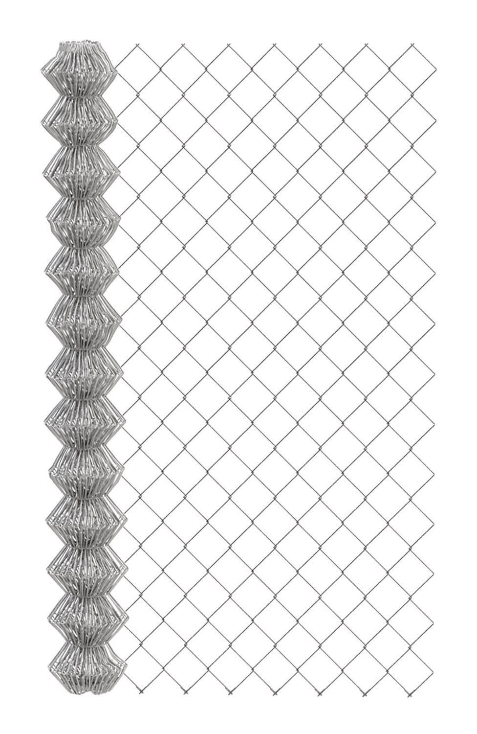 Yardgard 48 In. H X 10 Ft. L Steel Chain Link Fencing Gray
