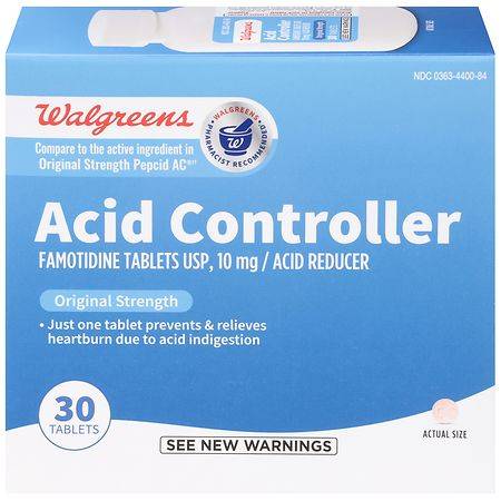 Walgreens Acid Controller Famotidine Tablets (30 ct)