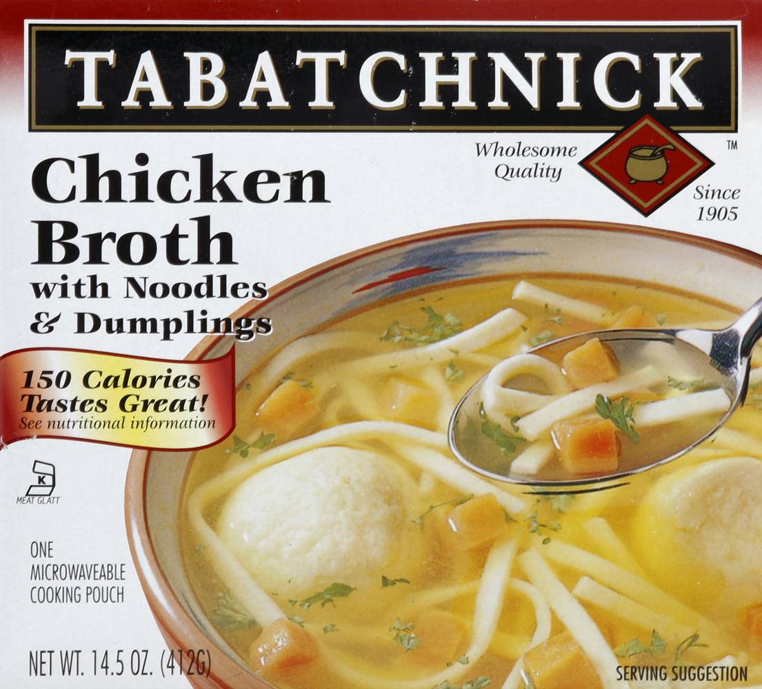 Tabatchnick Chicken Broth With Noodles & Dumplings (14.5 oz)